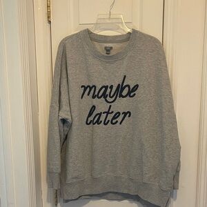 Aerie Cozy Gray Knit Top